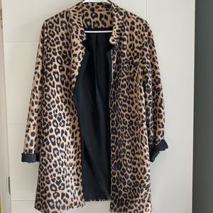 Cheetah Print Blazer / Kimono